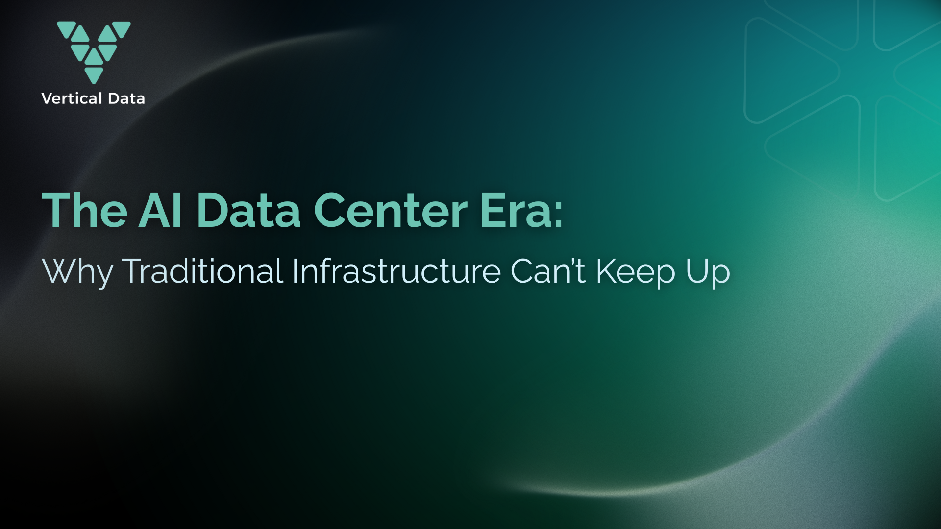 The AI Data Center Era: Why Traditional Infrastructure Can’t Keep Up