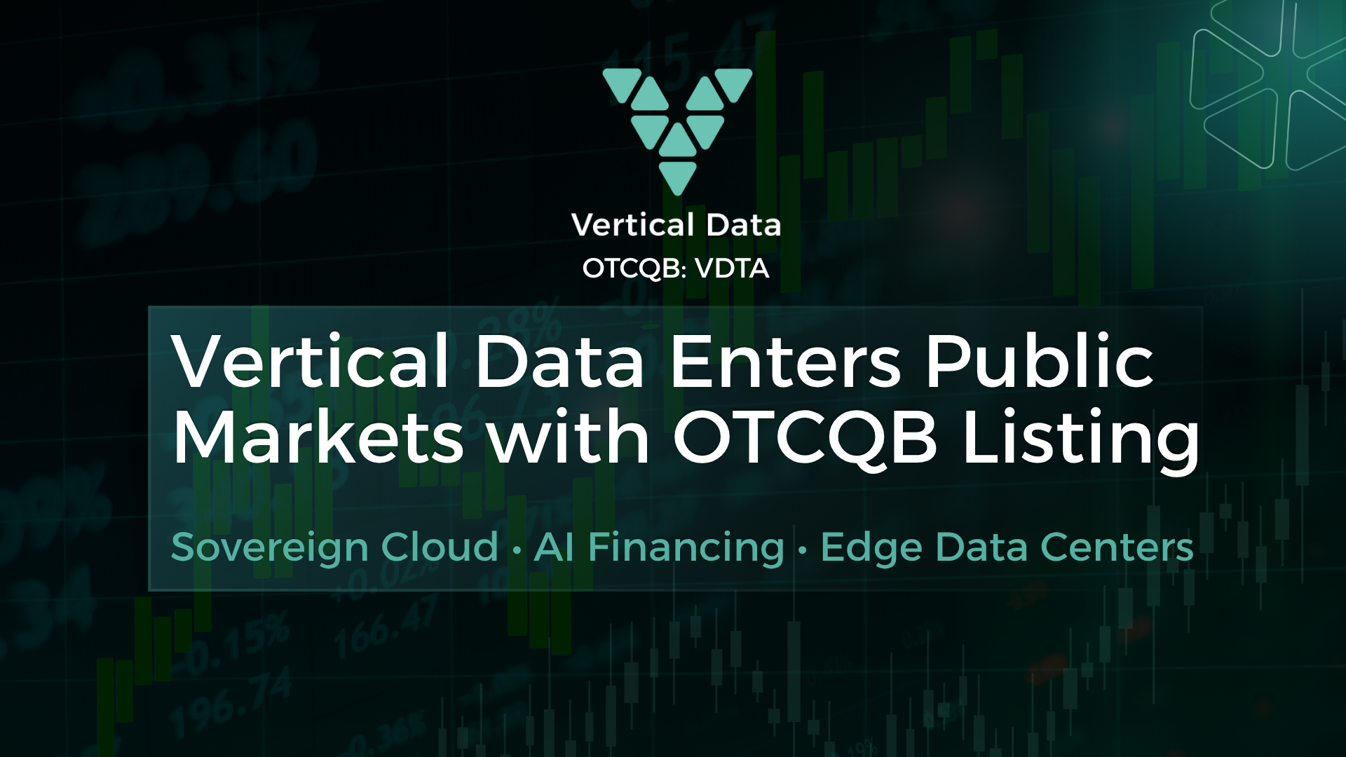 Vertical Data Inc. Begins Trading on the OTCQB Venture Market Under Ticker Symbol “VDTA”
