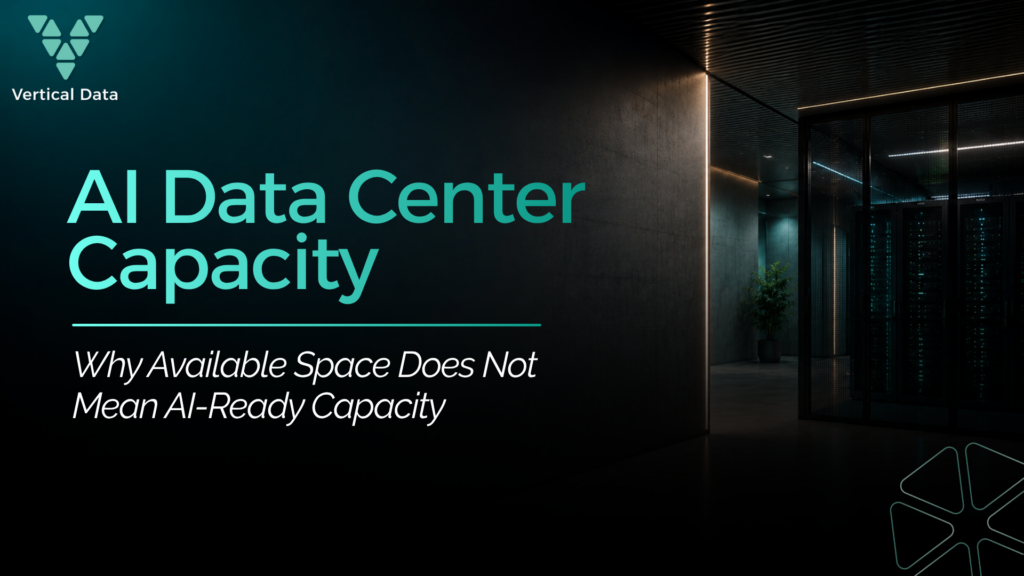AI Data Center Capacity: Why Available Space Does Not Mean AI-Ready Capacity
